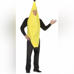 🍌 Adult Banana Halloween Costume – One Size